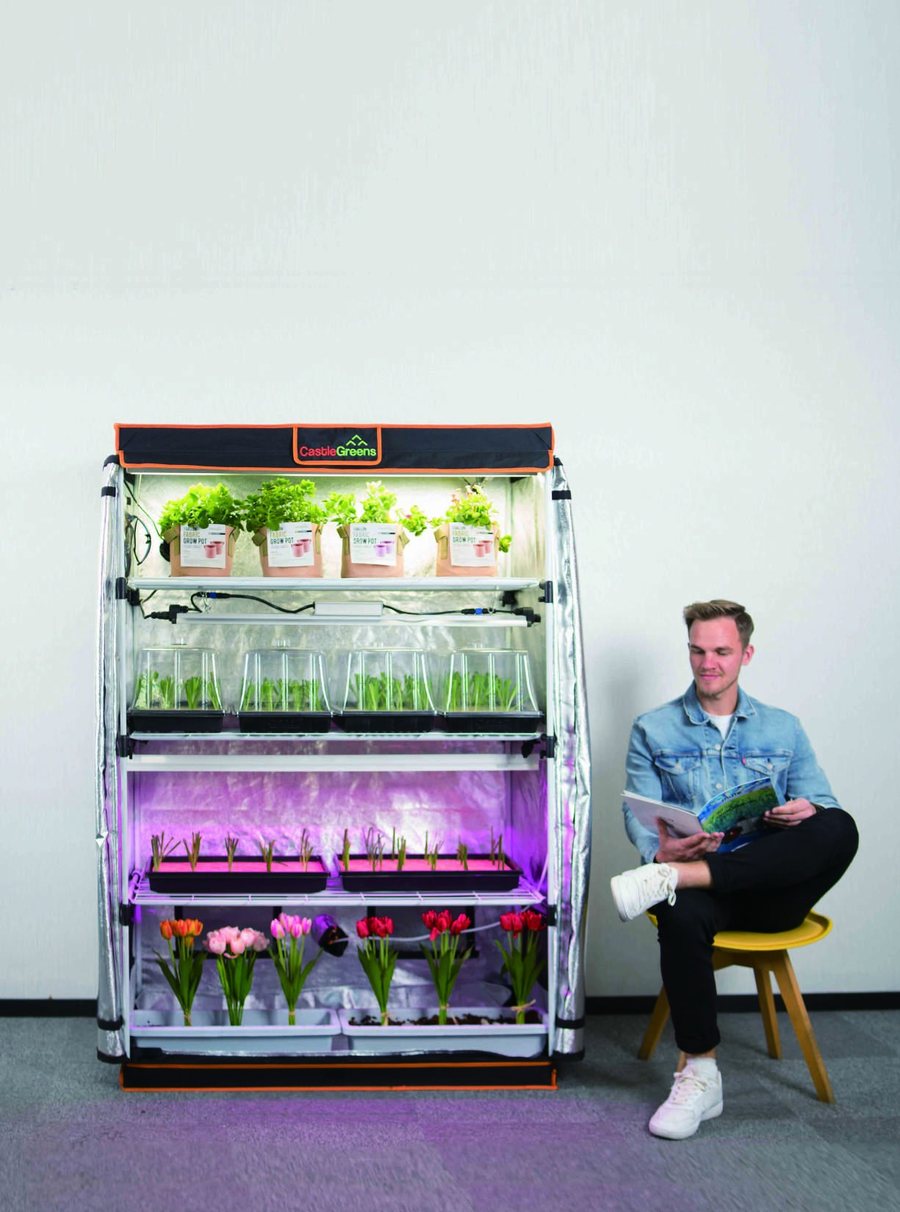 CastleGreens multi-tier grow tent
